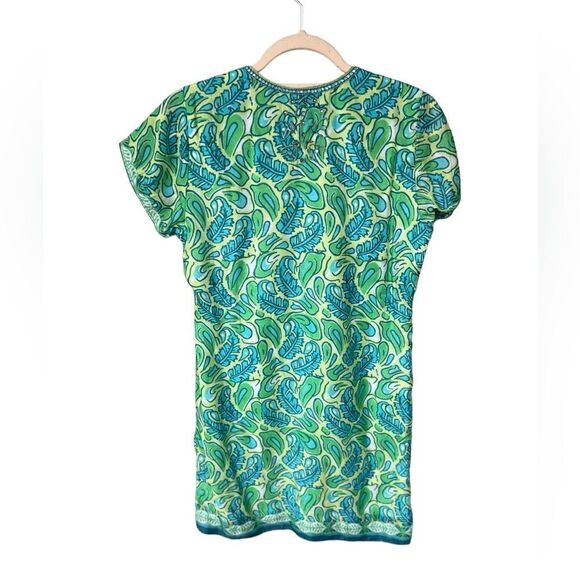 Bella Tu Abby Cap-Sleeve Shift Dress with Hand-Beaded Detail XS - Picture 3 of 4